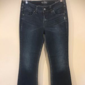 Silver Women's Jeans Sz W30 L34 Suki Mid Flare/bell, Fluid Denim